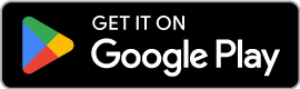 Google Play Store logo with text 'Get it on Google Play' and Android logo.